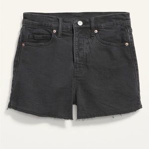 High Waisted Cut off Denim Shorts